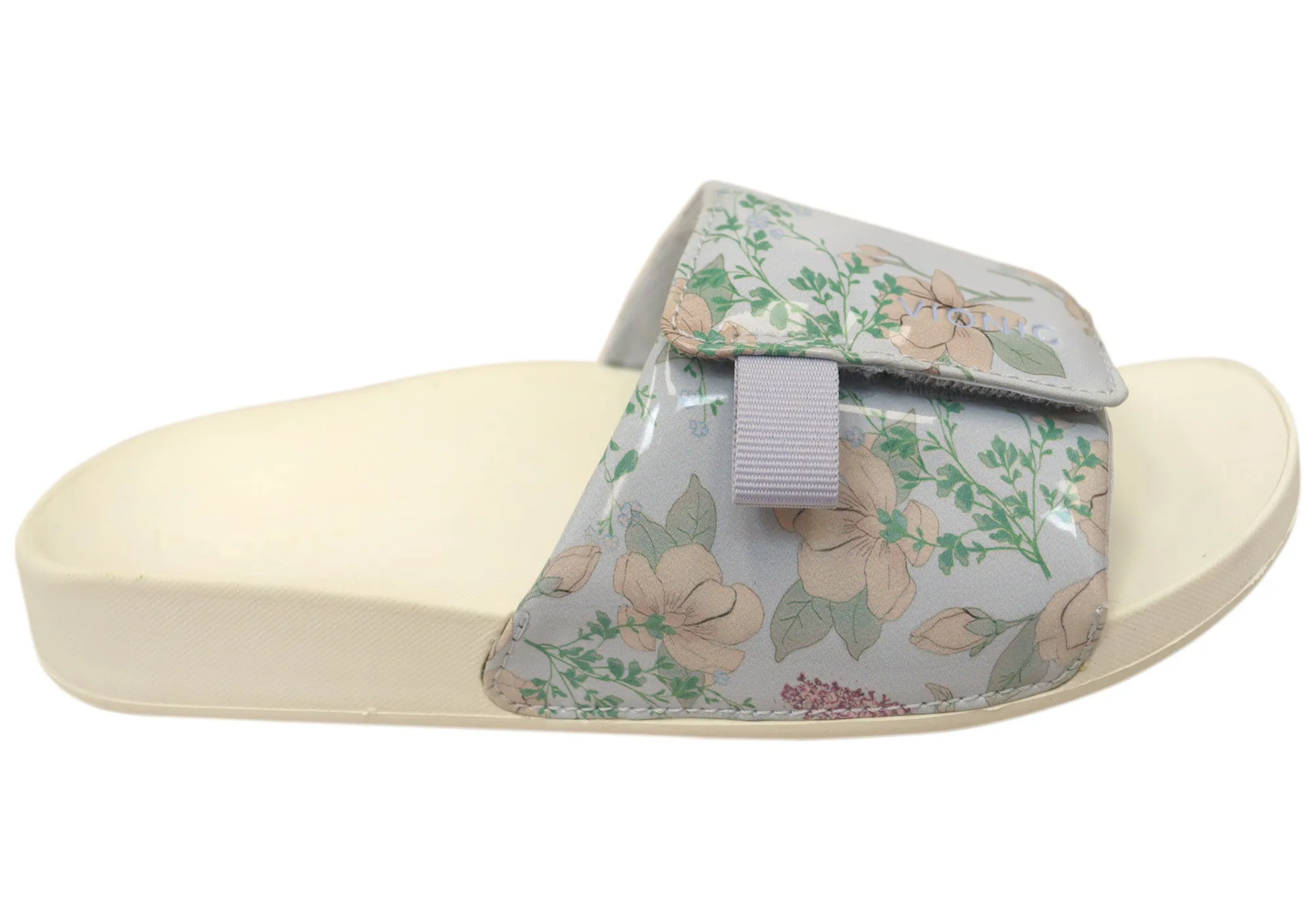 Durable Design Vionic Keira Womens Comfortable Supportive Slides Sandals