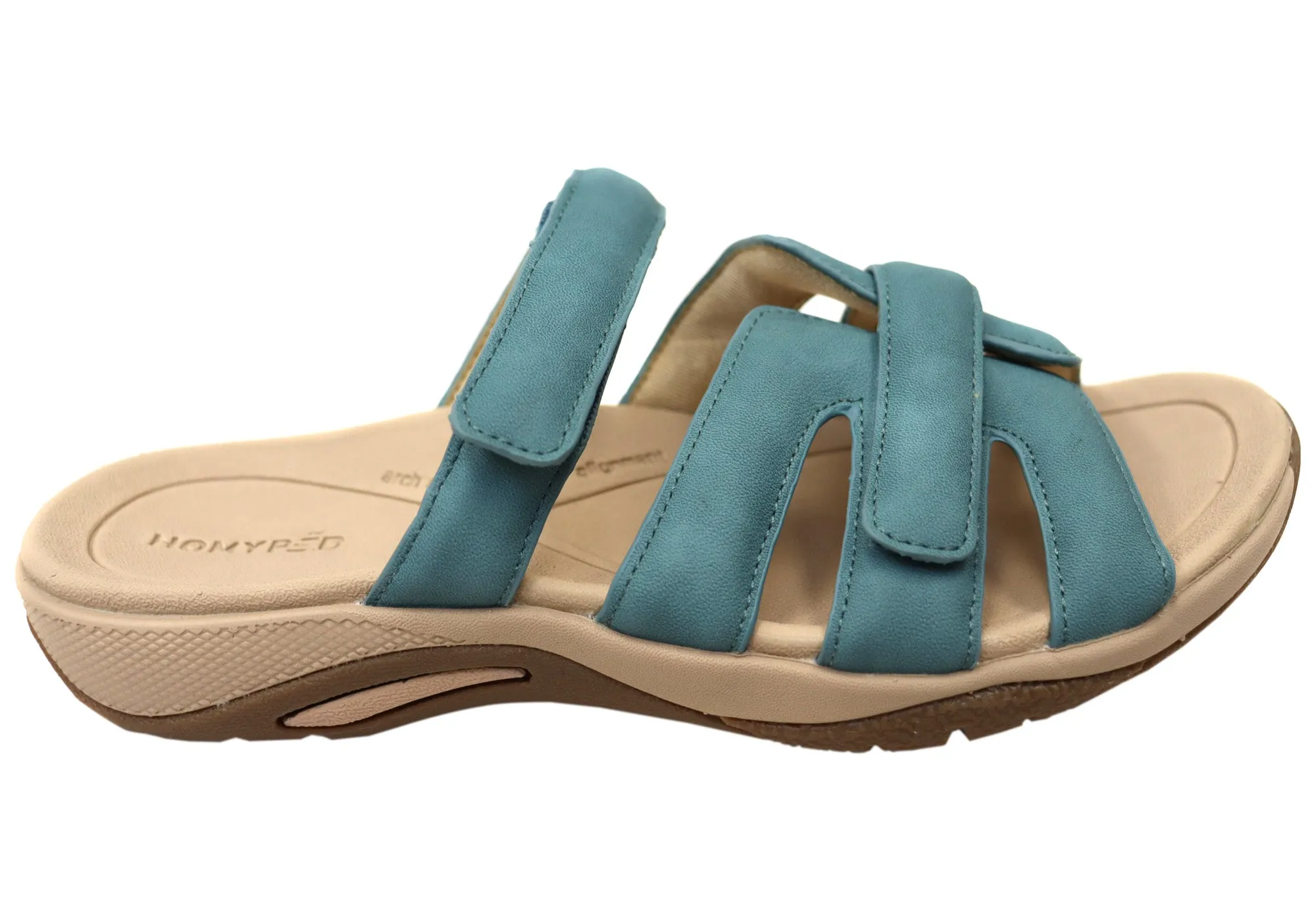 Homyped Inlet Slide Womens Comfortable Supportive Thongs Sandals Work Light