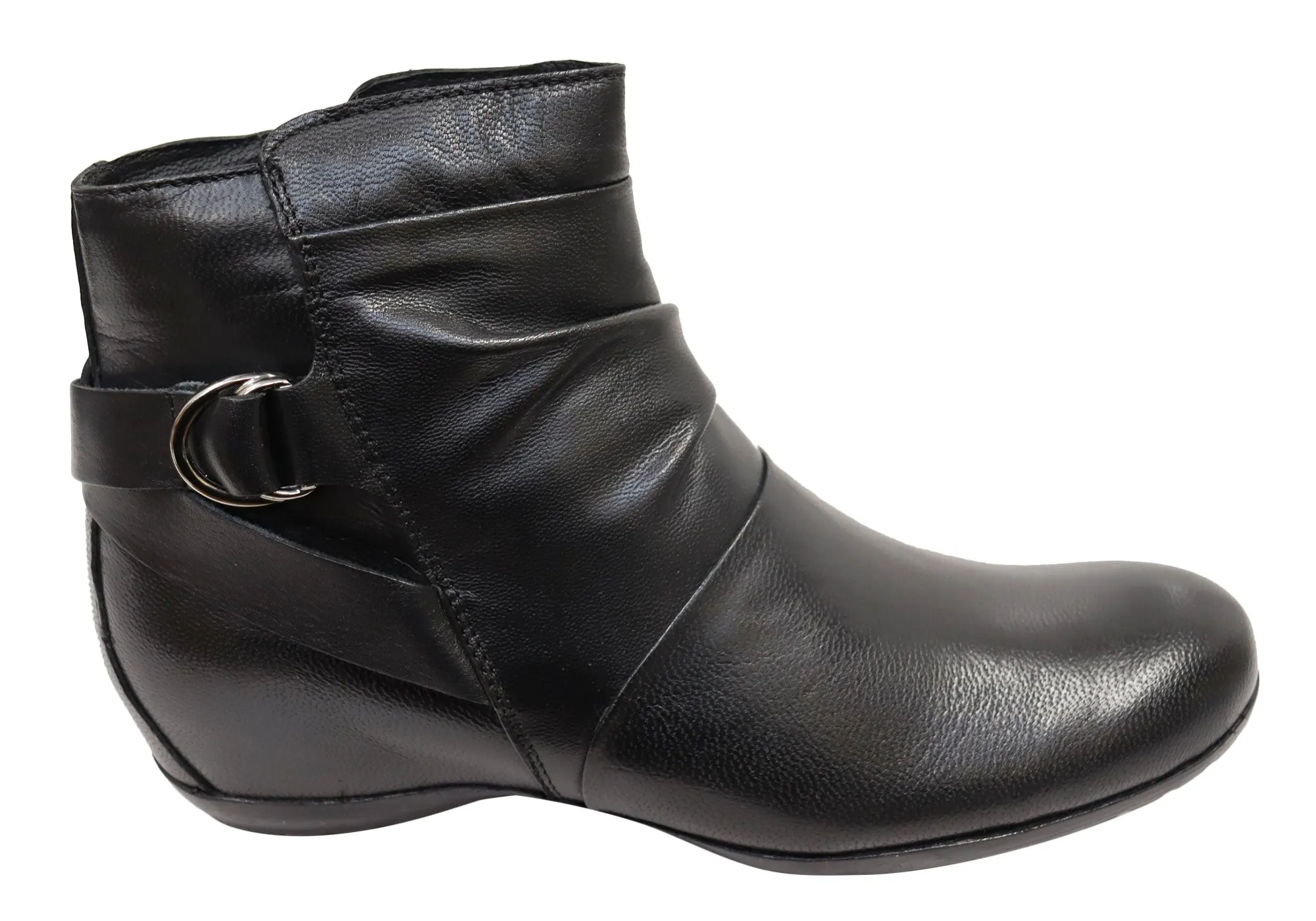 High-quality Via Paula Lush Womens Comfortable Brazilian Leather Ankle Boots