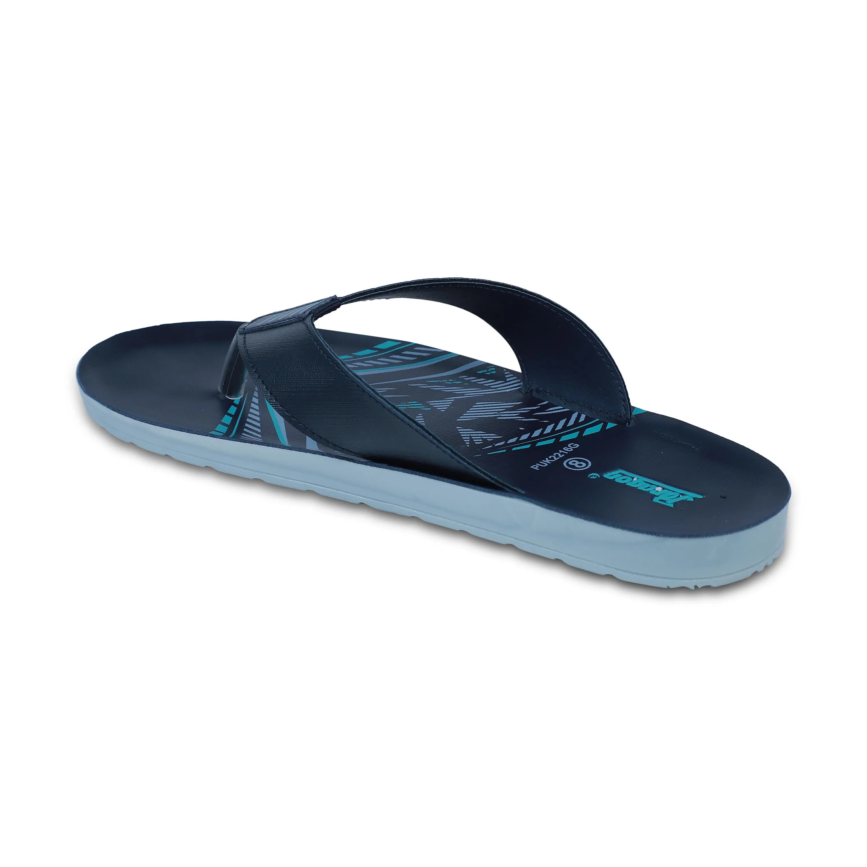 Paragon PUK2216G Men Everyday Lightweight Waterproof Flip Flops Printed Patterns and Extra Sole Support | Casual Flip Flops Comfort Walk
