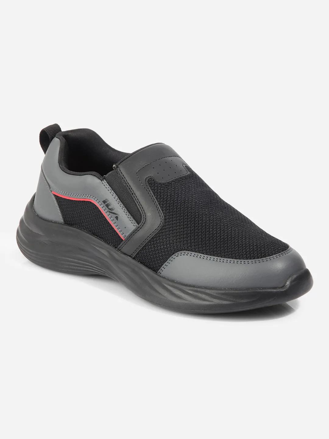 Men's Black Slip On Sneakers IX7130 Hydrophobic Materials