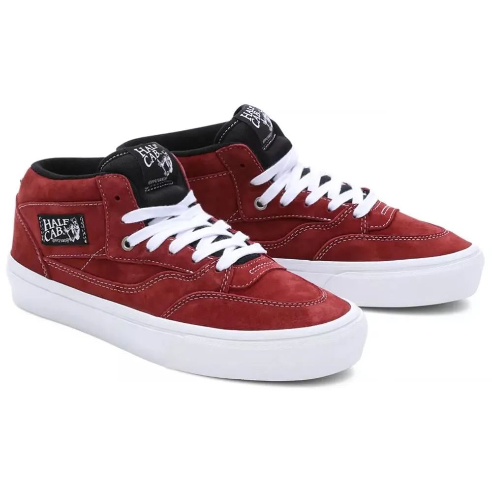 Vans Skate Half Cab '92 Pig Suede - Brick Ergonomic Travel Enthusiasts