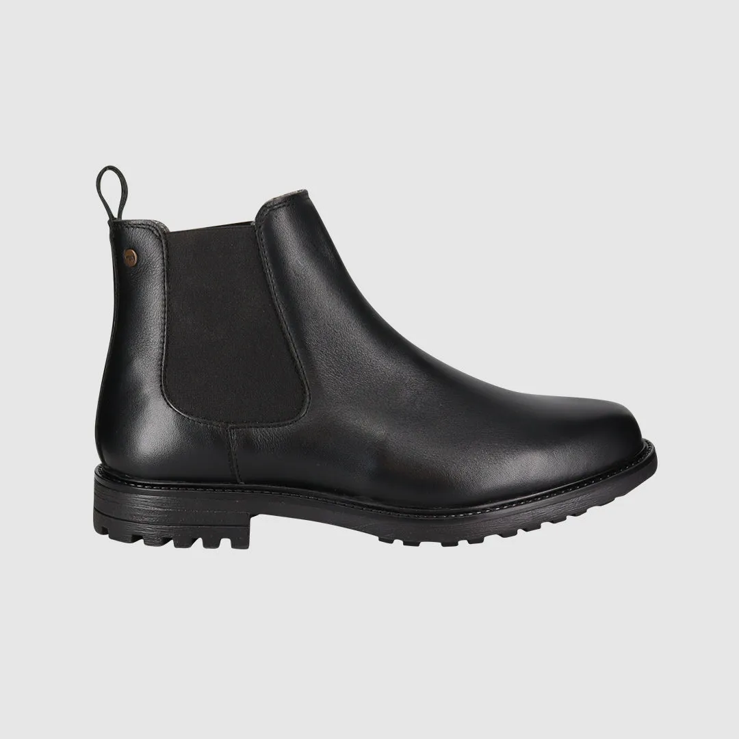 Stripe Mood Flat Design Rodeo Chelsea Boots Black