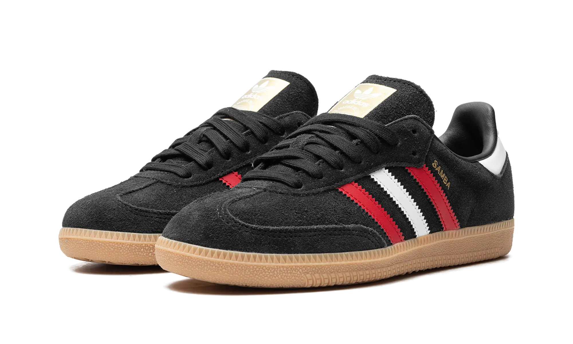 Adult Ease Shine Tone Samba OG "core black/better scarlet/GUM 3"