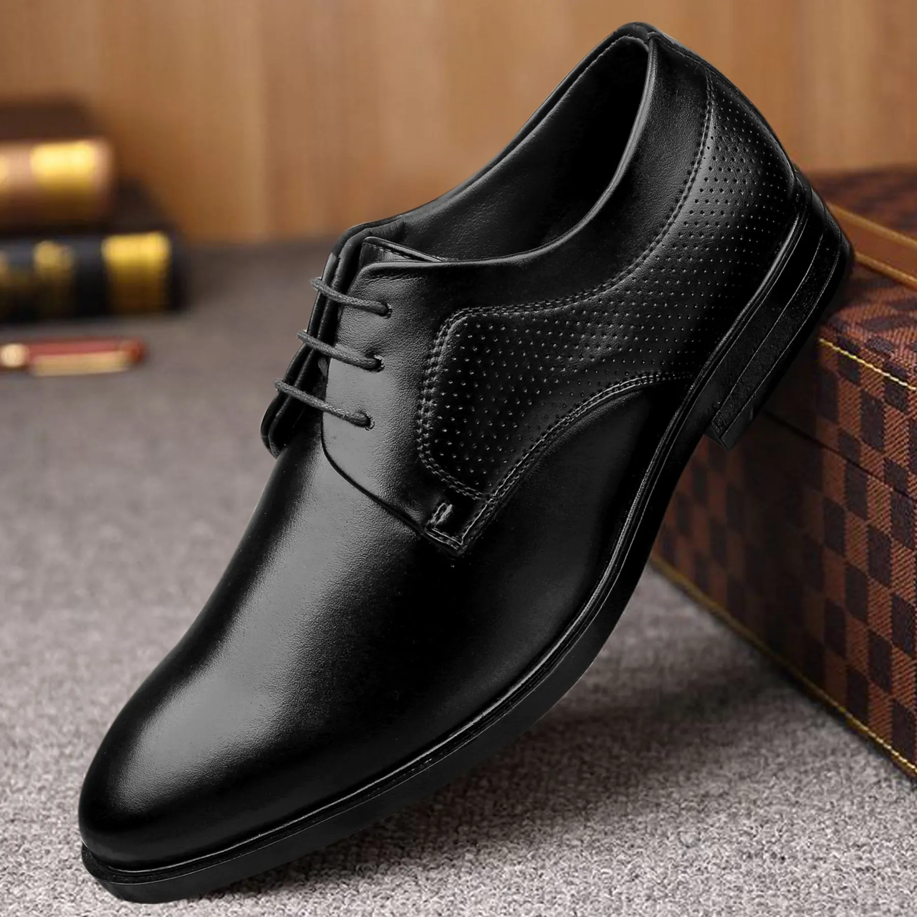 Bacca Bucci VANCOUVER Formal Shoes with Superior Comfort |  All Day Wear Office Or Party Lace-up Shoes Executive Presence