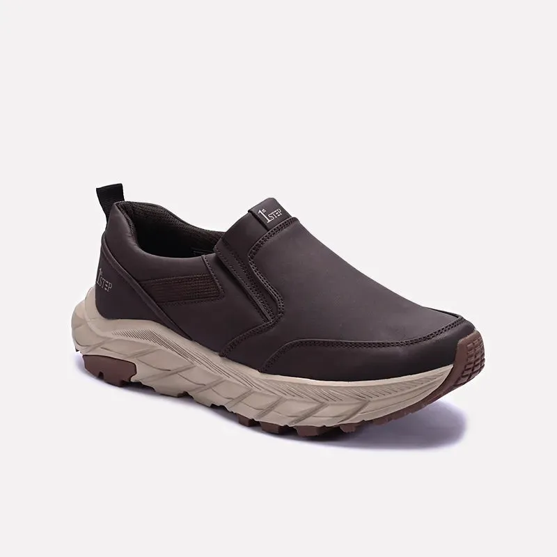 Brown Comfy Casual Sneakers 0120566 High-performance piece