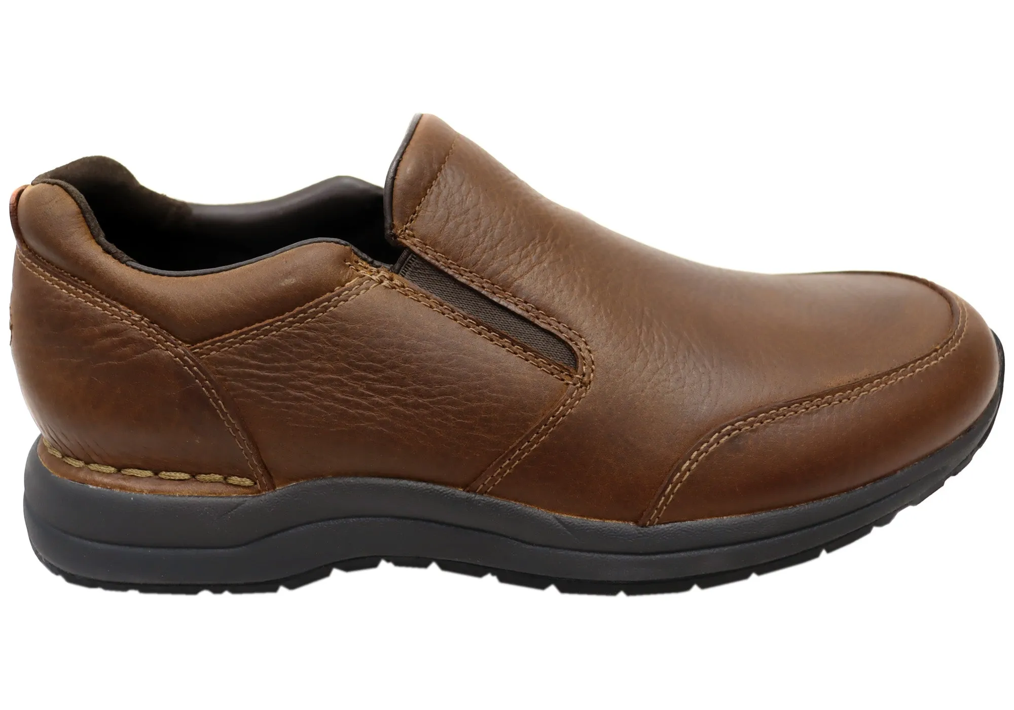 Zero Noise Rockport Edge Hill II Double Gore Mens Leather Comfort Wide Fit Shoes