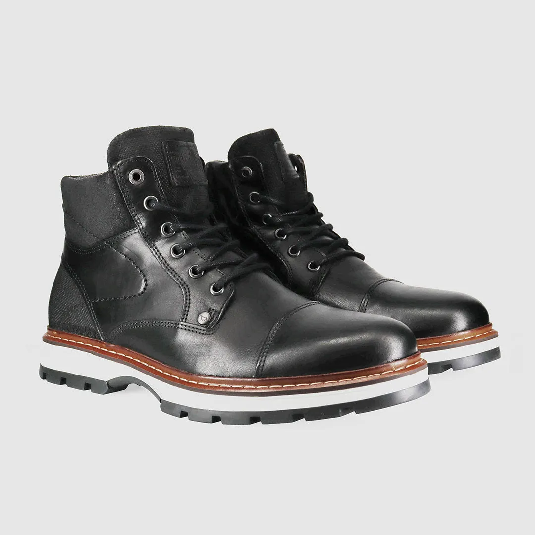 Blackwood Lace Up Boots Black Insulated Outdoor Trek