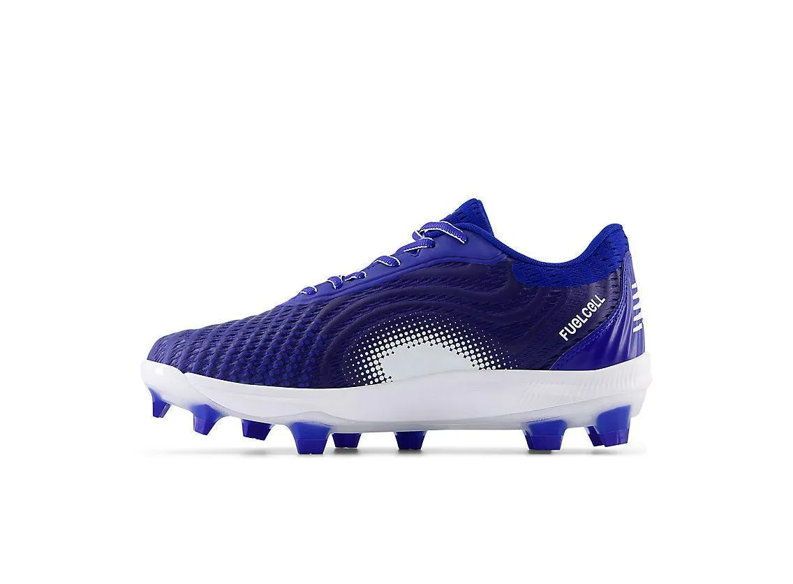 Quick Drying Travel Enthusiasts New Balance Men's FuelCell 4040 V7 Molded Baseball Cleats - Team Royal / White - PL4040B7