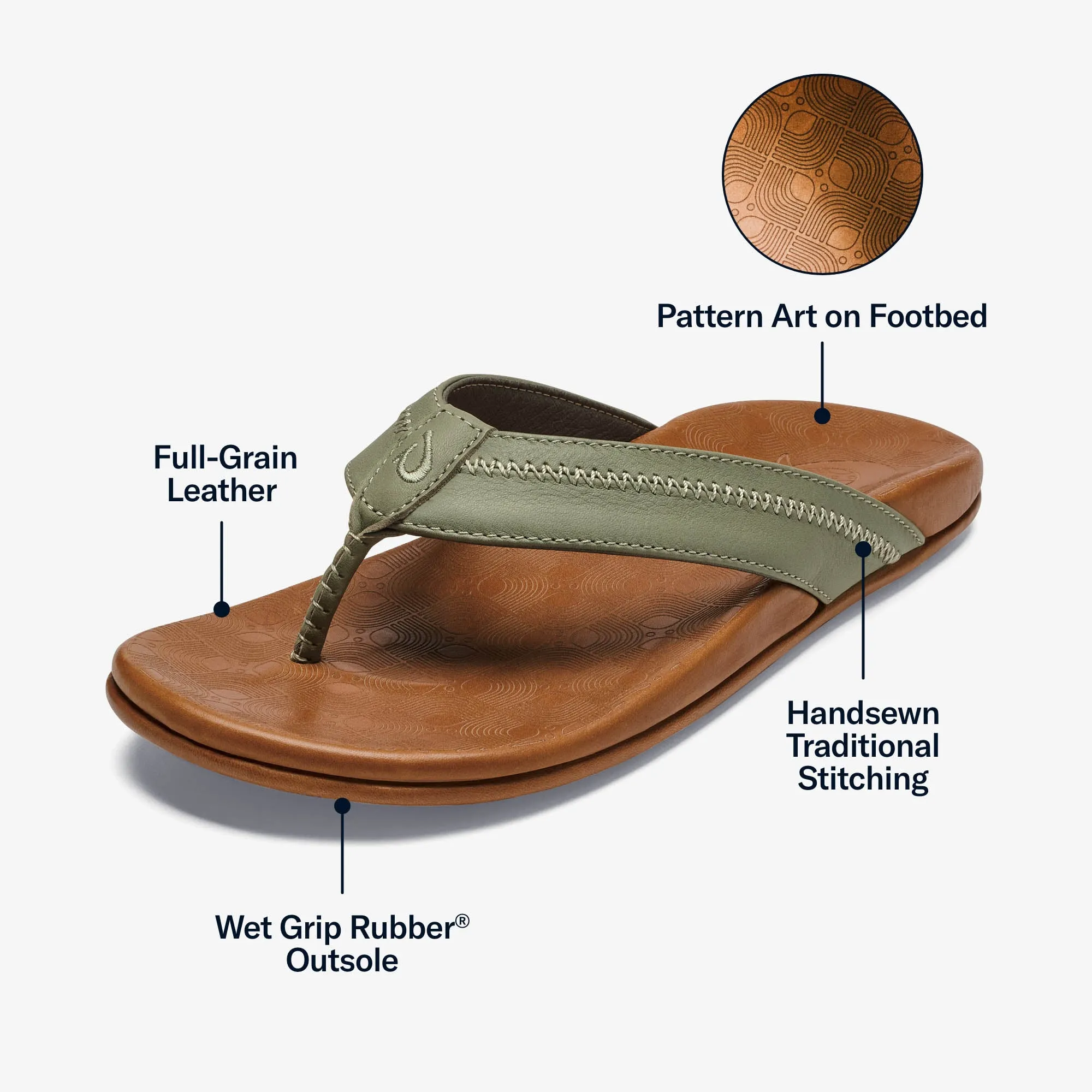 All Day Ankle Strap Design Hiapo - Odyssey Grey / Sahara