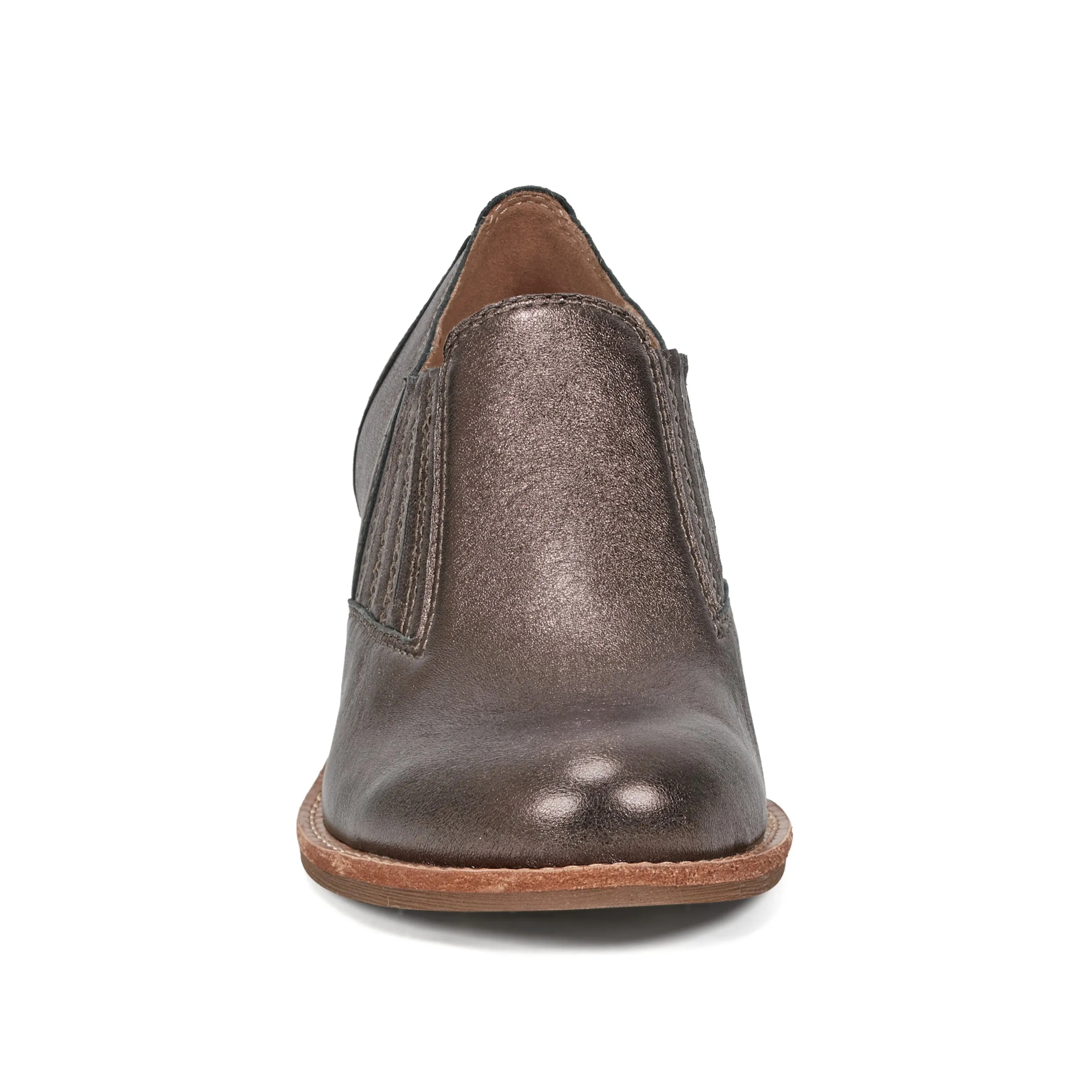 City Bright Dynamic Edge Jalin Block Heel Slip-on Casual Booties