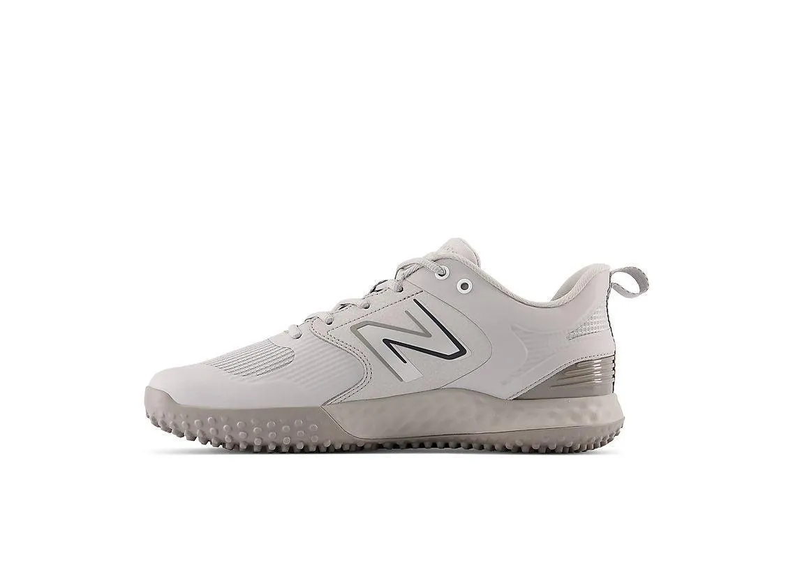 New Balance Men's Fresh Foam 3000 V6 Turf Baseball Shoes - Grey with White - T3000TG6 Supportive Core Active People Track Run