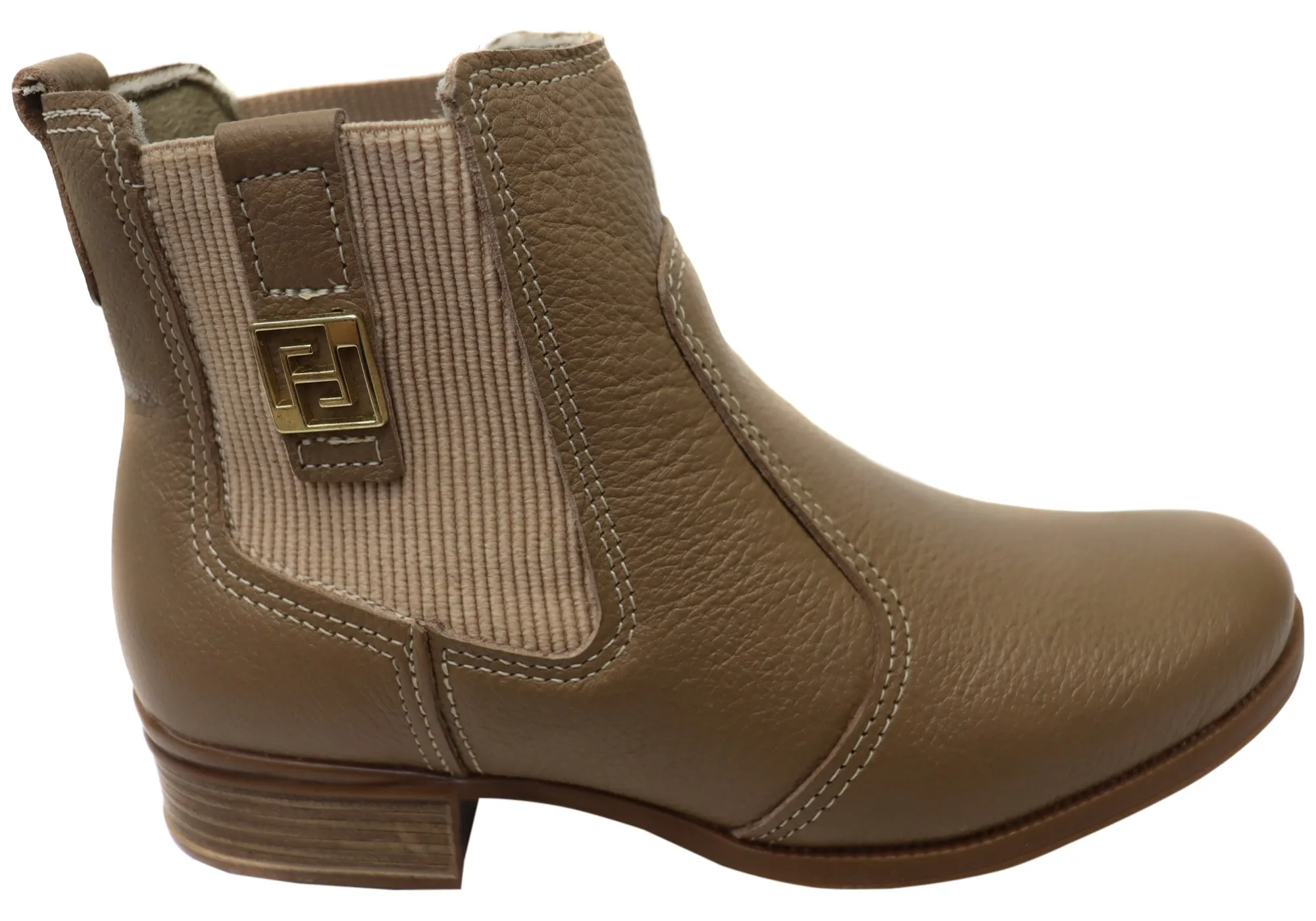 Pegada Carla Womens Low Heel Leather Ankle Boots Made In Brazil Every Condition