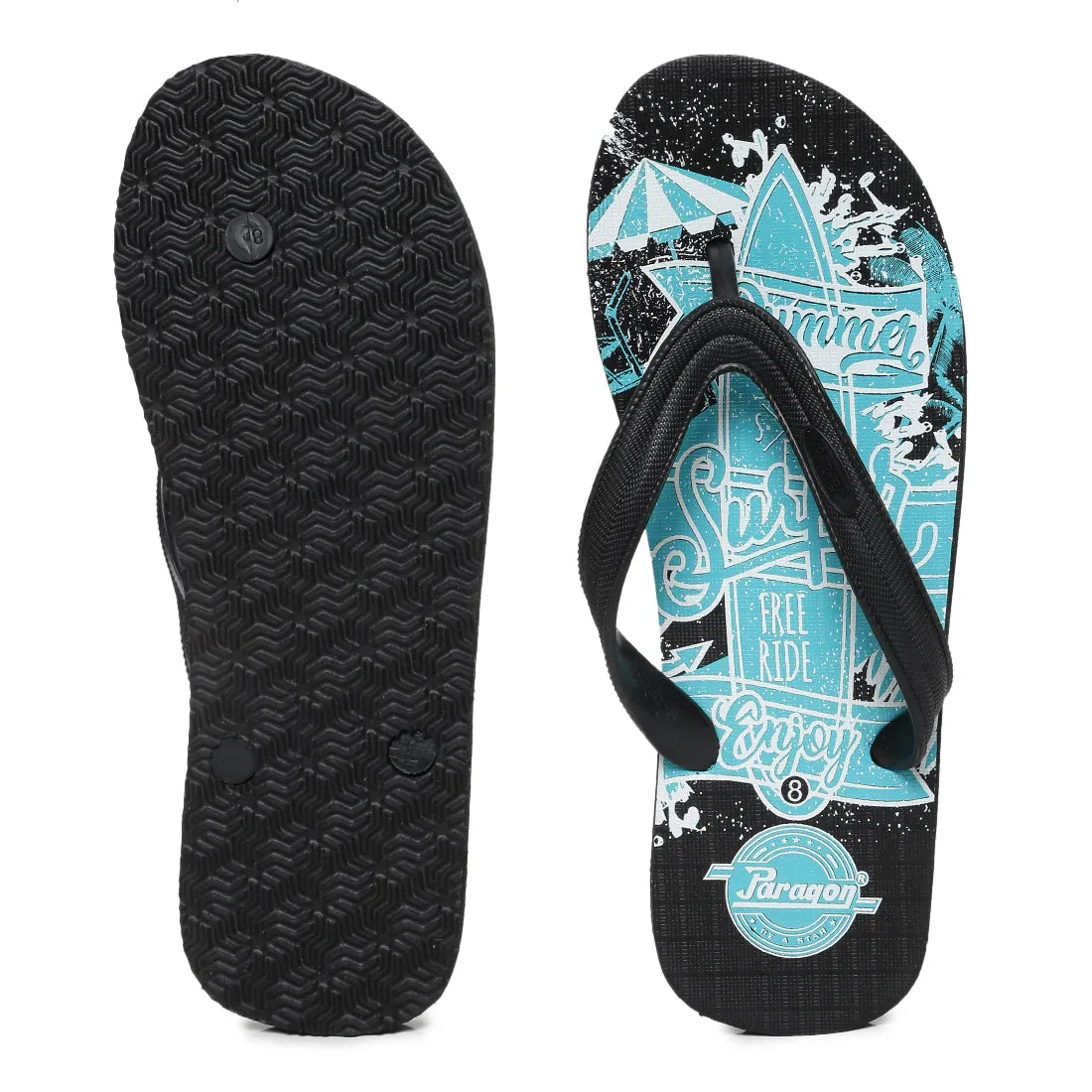 Cozy Walk Paragon  HWK3719G Men Stylish Lightweight Flipflops | Casual & Comfortable Daily-wear Slippers for Indoor & Outdoor | For Everyday Use