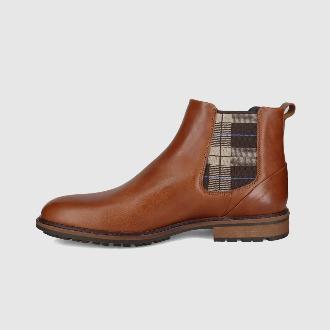 Light Weight High Ankle Support Faraday Chelsea Boots Tan