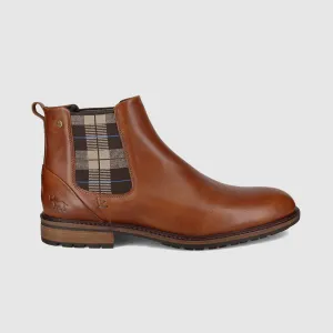 Comfort Lining Windy Weather Cold Proof Faraday Chelsea Boots Tan