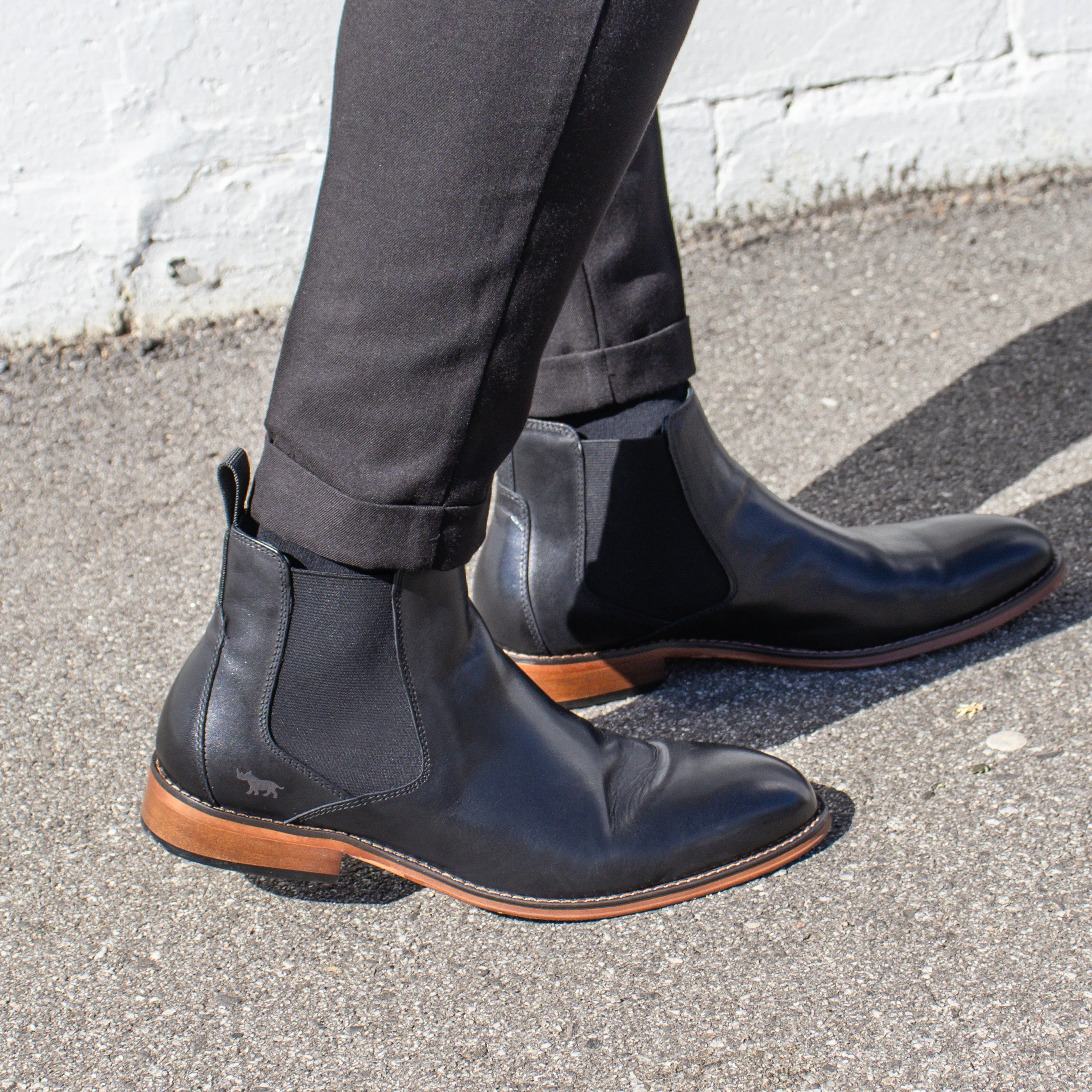 Noah Chelsea Boots Black Chic Look Confident Shade