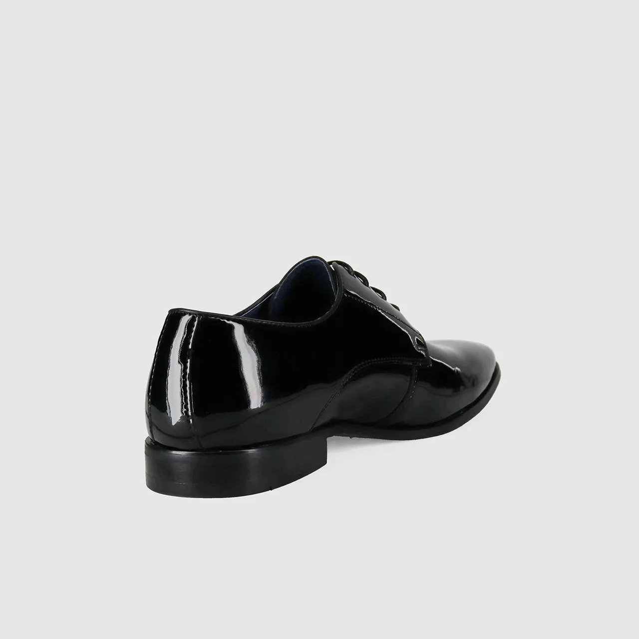 Metal Accents Jordon Dress Shoes Black Patent