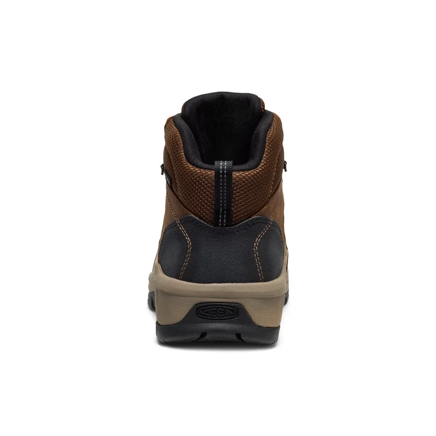 Men's Skokie Waterproof Work Boot (Carbon Toe)  |  Dark Earth/Black Sturdy Build