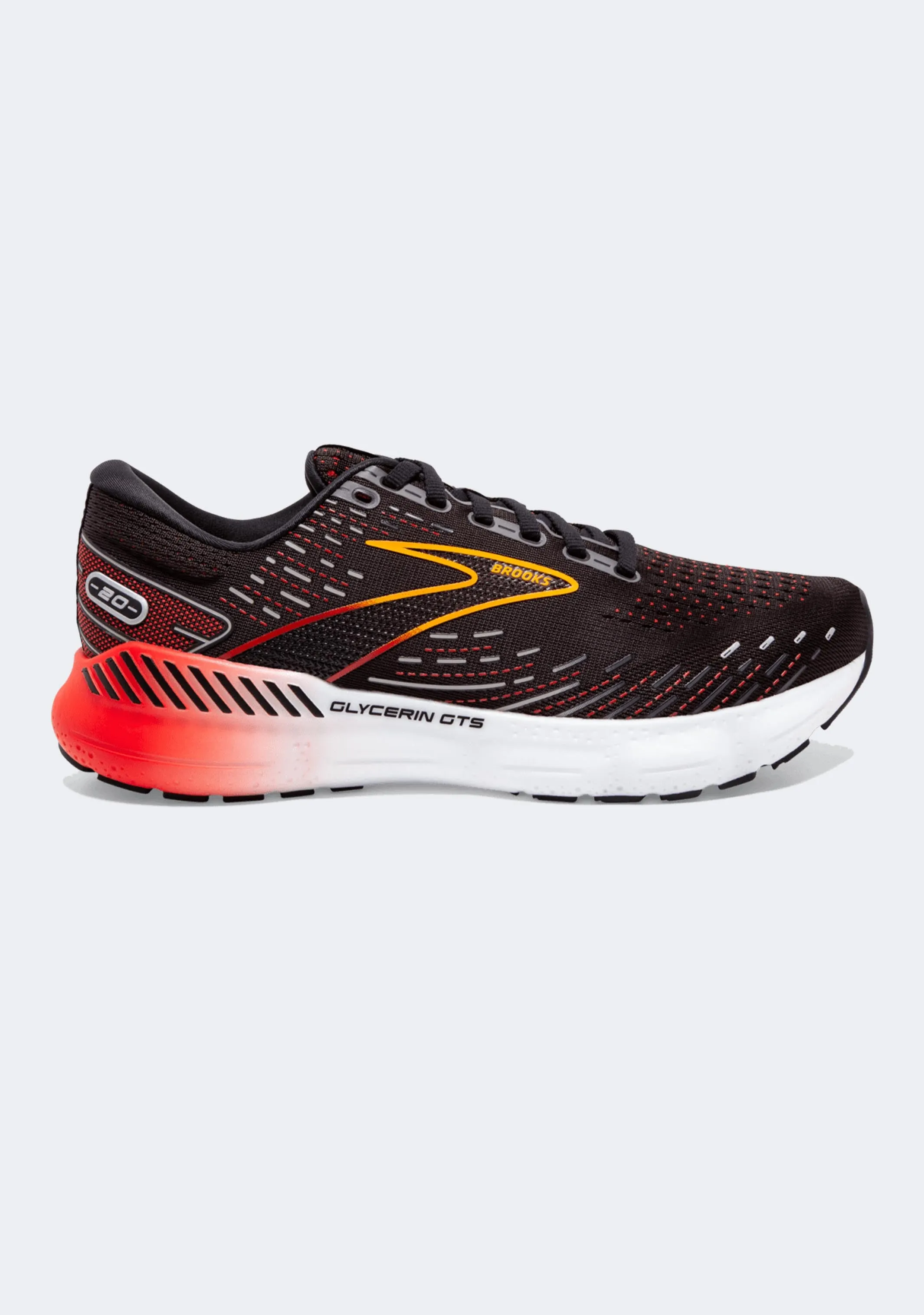 Energy Return EVA Foam Comfort Midsoles Brooks Men's Glycerin GTS 20