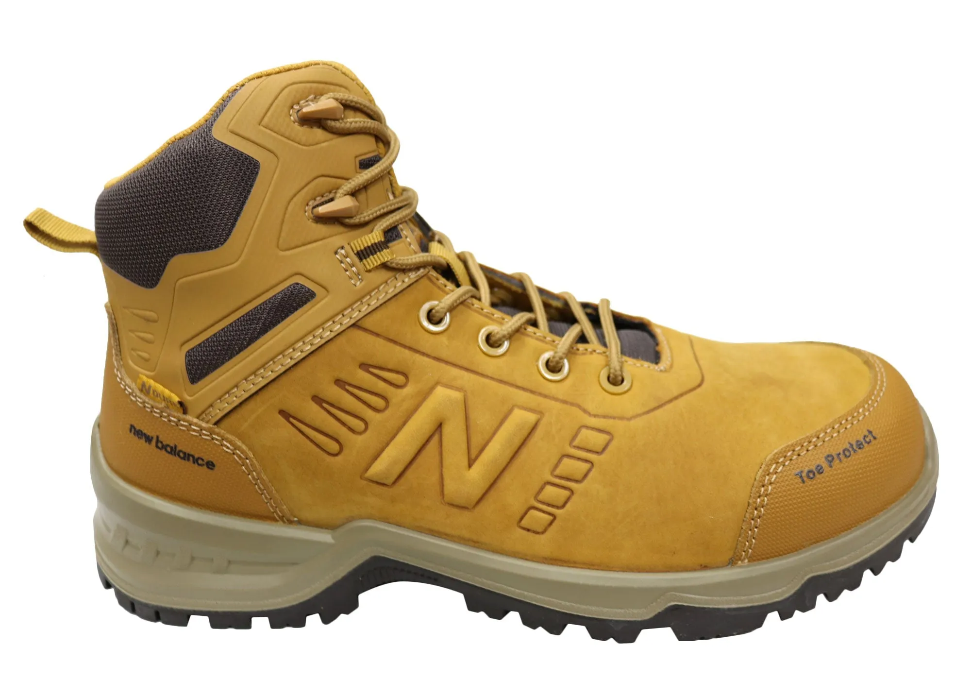 Feather Light River Crossing Rough Path New Balance Contour Mens Leather Composite Toe 4E Extra Wide Boots