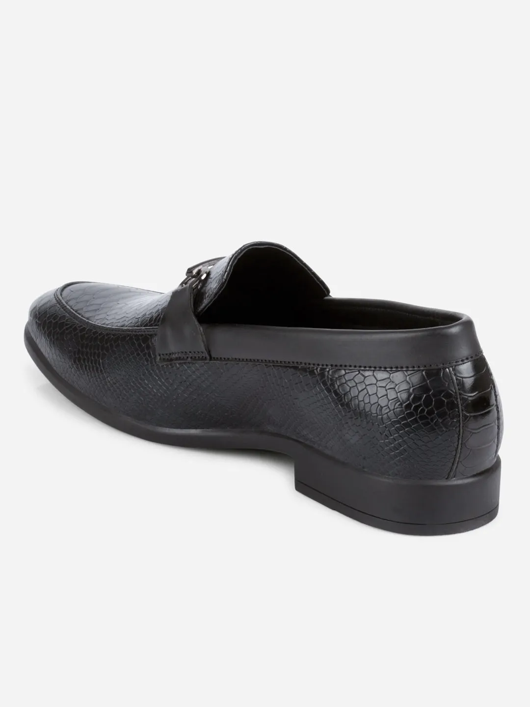 Men's Black Semi Fomal Formal Slip On (IX1087) Icon Mode Crisp Edge