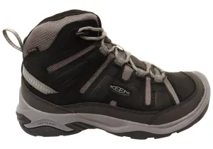 Keen Circadia Mid Waterproof Mens Leather Wide Fit Hiking Boots All-Season Wear