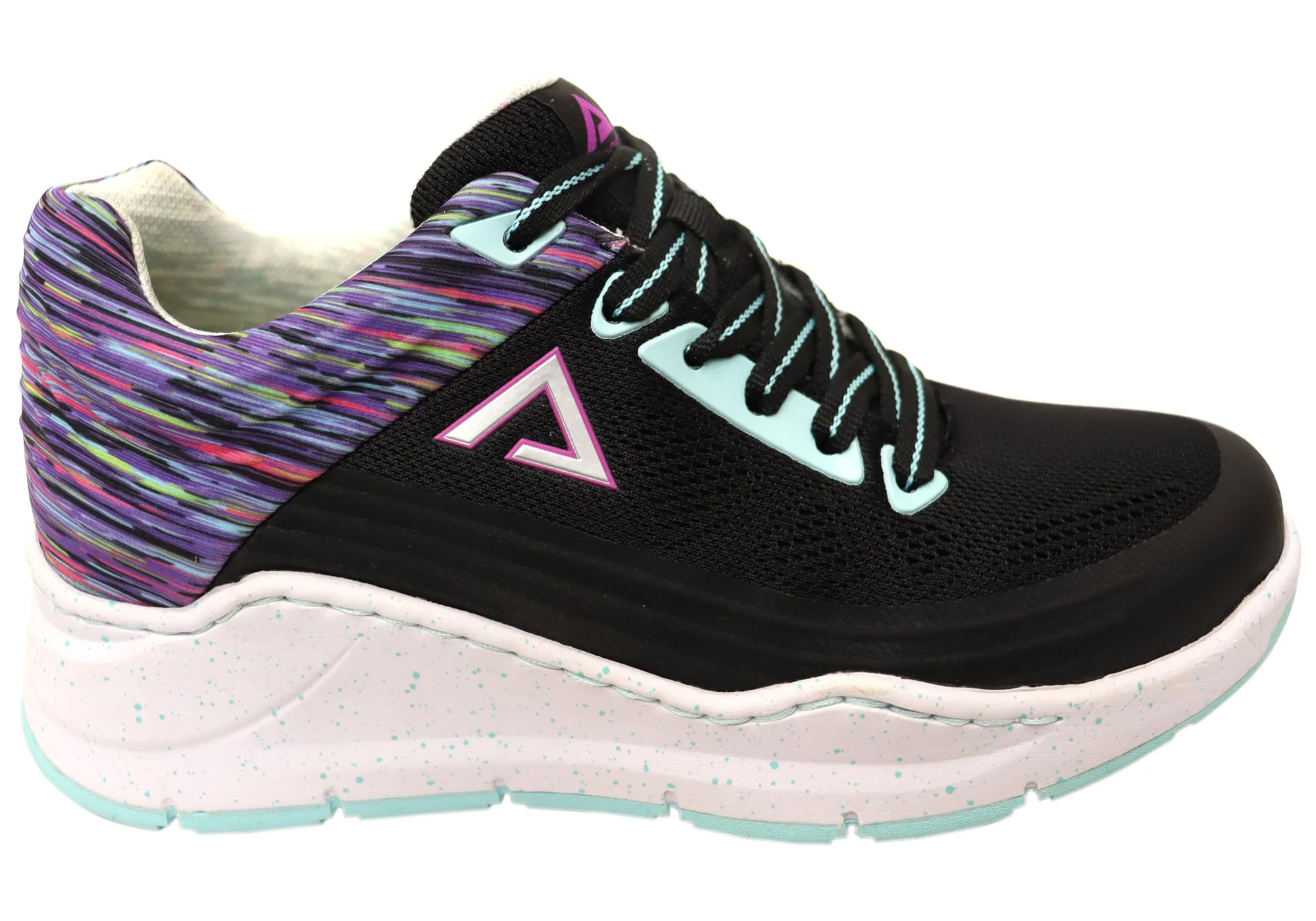 Water Resistant Weekend Look Align Lavoy Womens Supportive Wide Fit Arch Support Lace Up Shoes