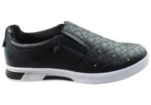 Dynamic Grip Soft Support Pegada Charisma Womens Comfortable Leather Casual Shoes Made In Brazil