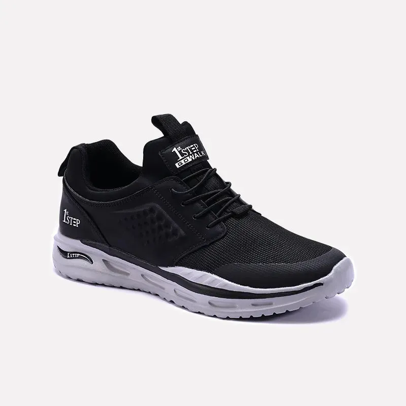 Sneaker Shoes Black 0120536 Resilient Outsole Everyday Movement