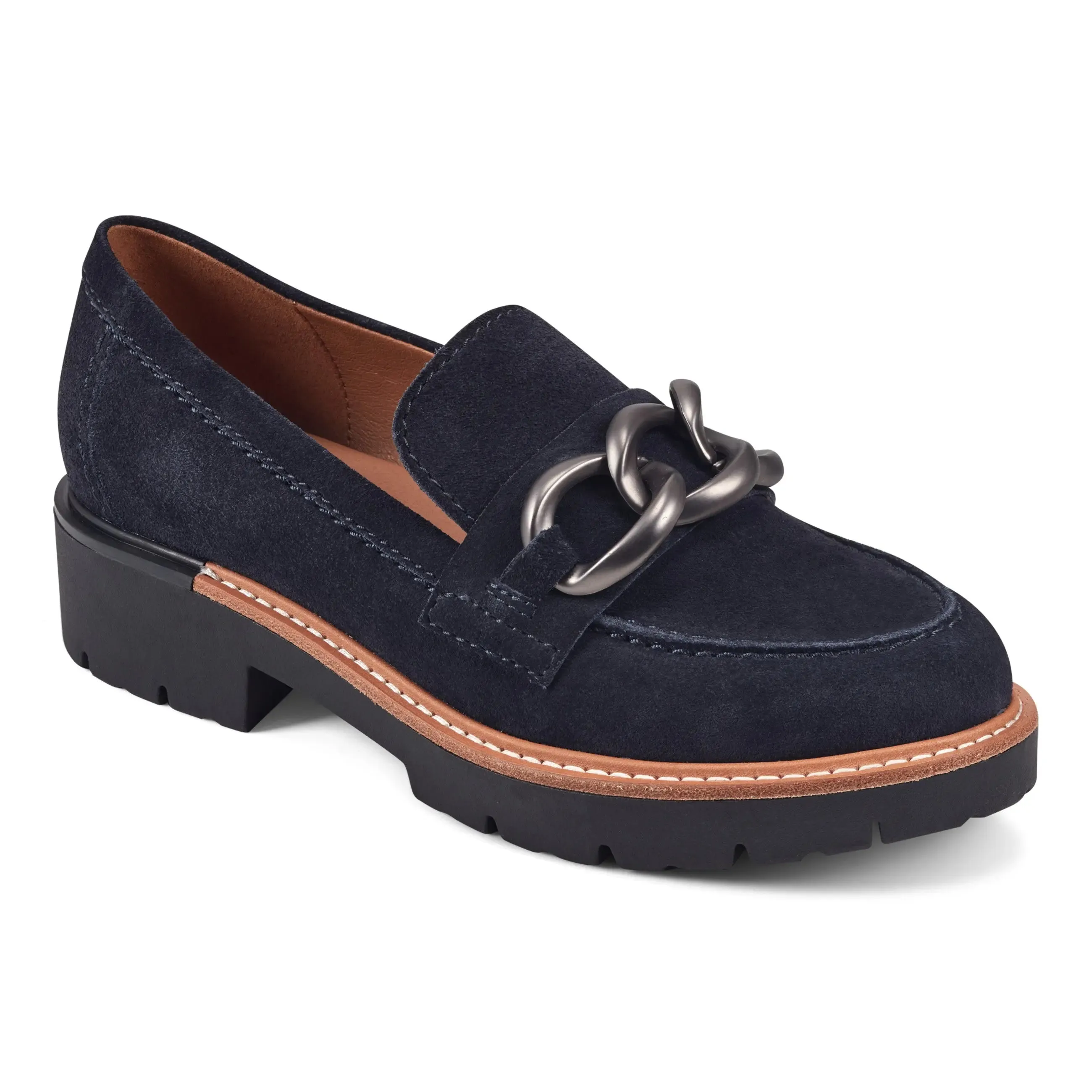 Surf Mode Zalor Round Toe Lug Sole Casual Slip-on Loafers