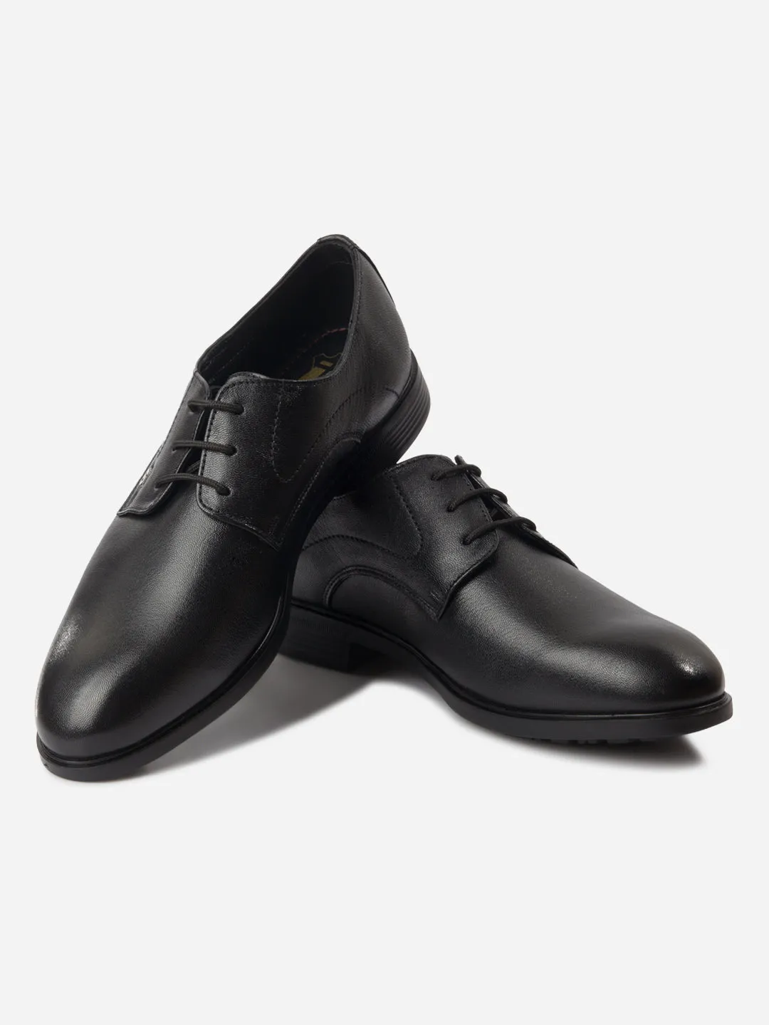 Open Toe Walk Ease Men's Black Round Toe Lace Up Formal (ID6112)