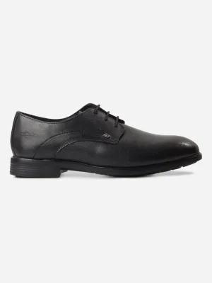 Men's Black Round Toe Lace Up Formal (ID6112) Stylish Shoes Occasion Mode