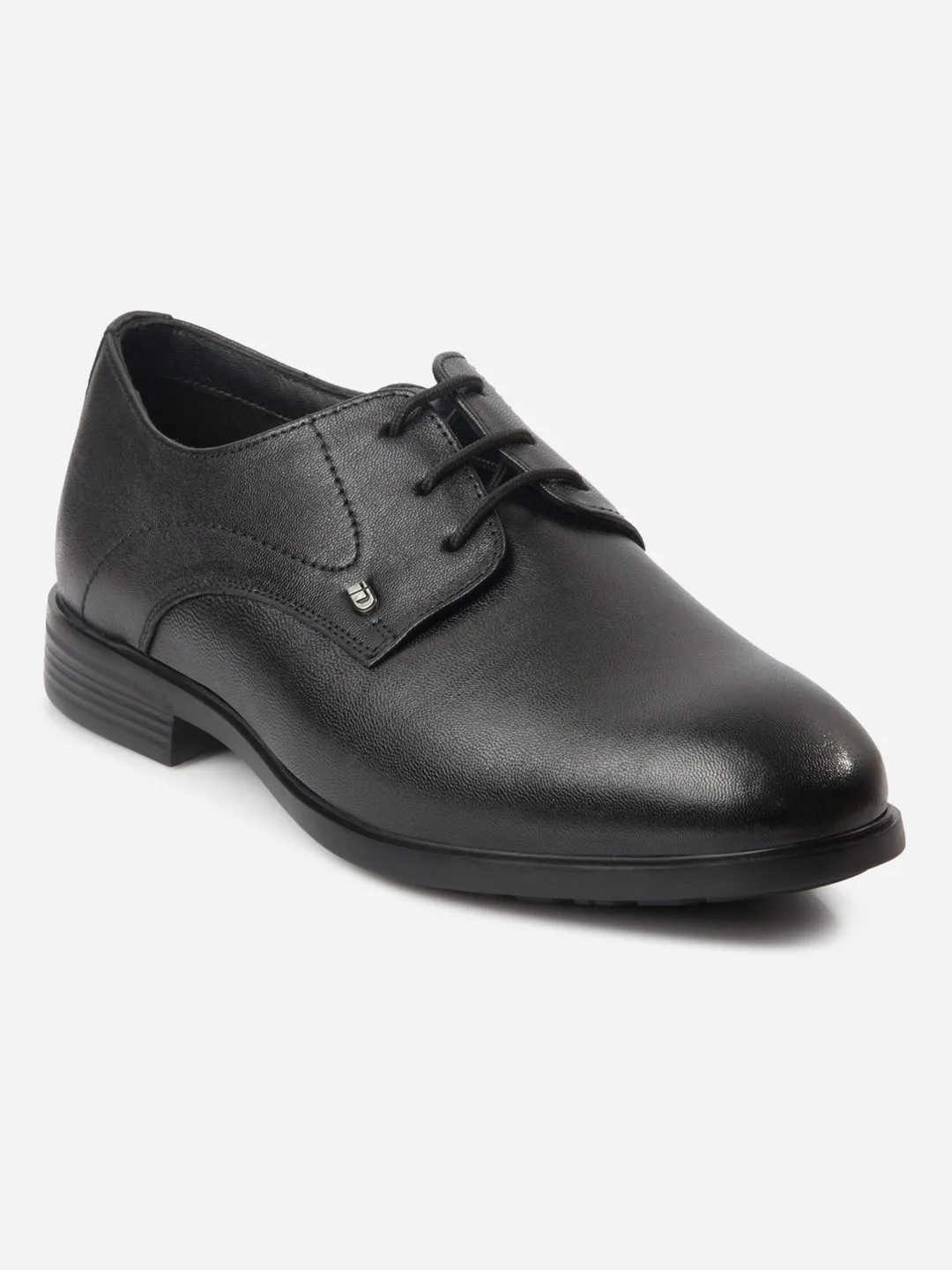 Base Fit Winter Heat Men's Black Round Toe Lace Up Formal (ID6112)