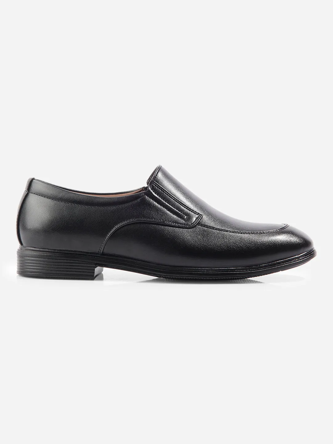 Men's Black Round Toe Slip On Formal (IX1077) Union Fit Classic Style