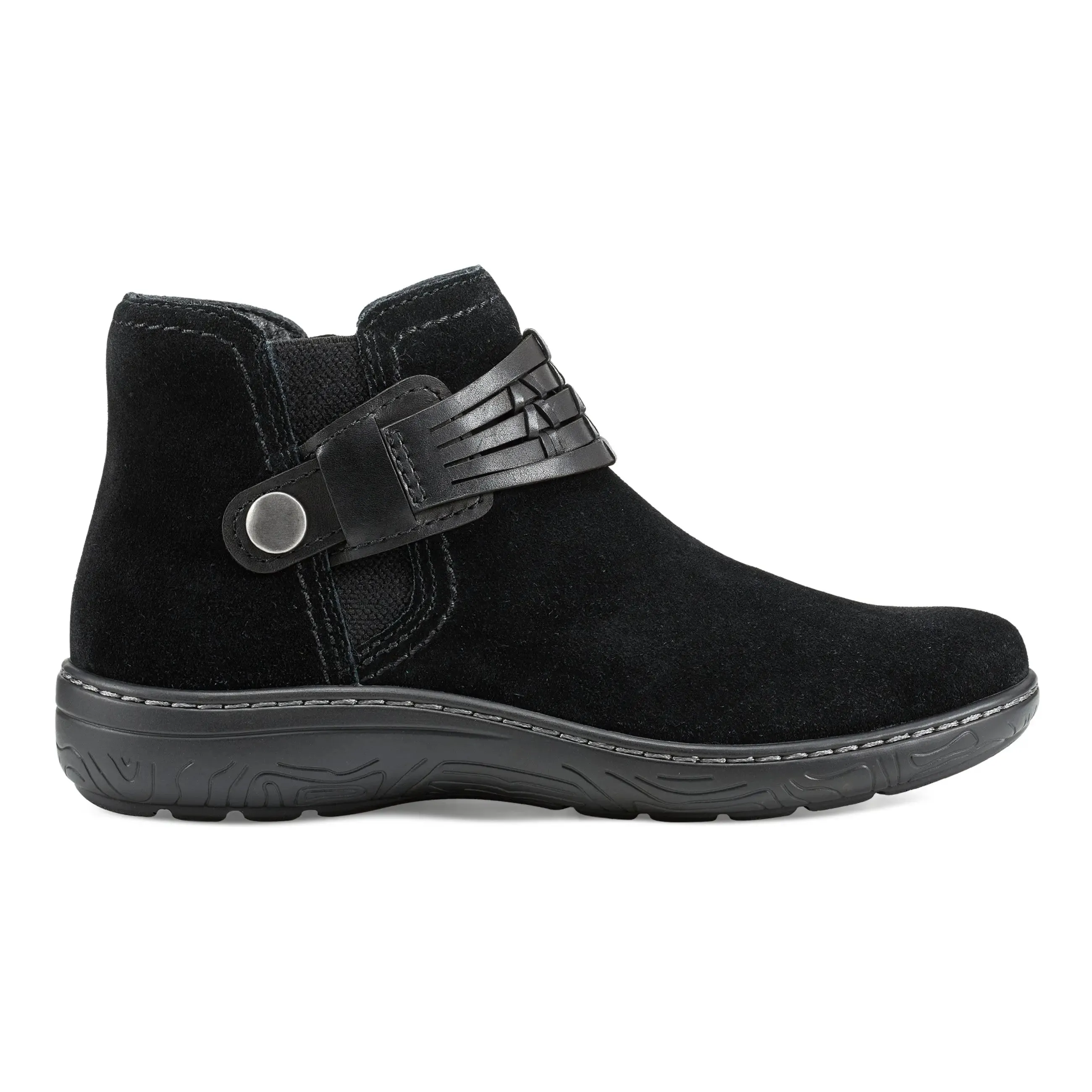 Synal Flat Casual Booties Easy To Clean