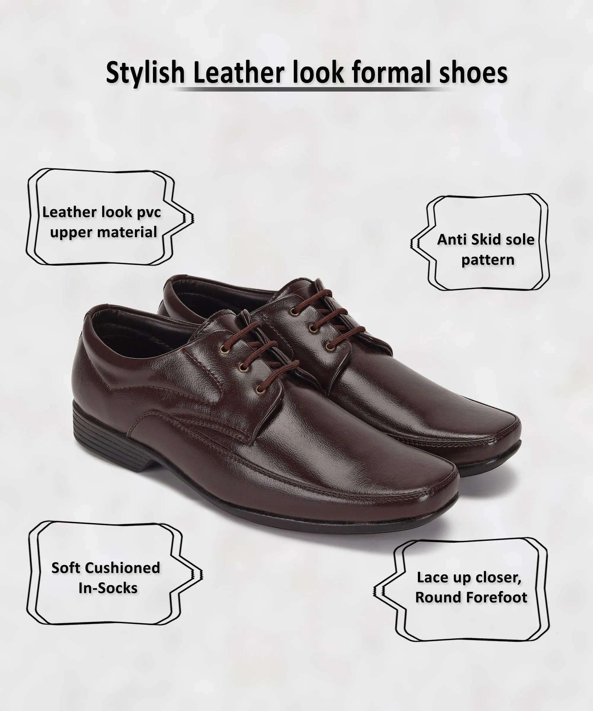 Slip Resistant Paragon K11239G Men Formal Shoes | Corporate Office Shoes | Smart & Sleek Design | Comfortable Sole with Cushioning | Daily & Occasion Wear