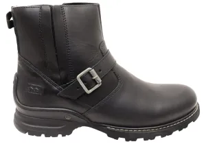 Comfort Lining Cold Weather Commuter Military Style Bradok Flint Mens Comfortable Leather Boots Made In Brazil