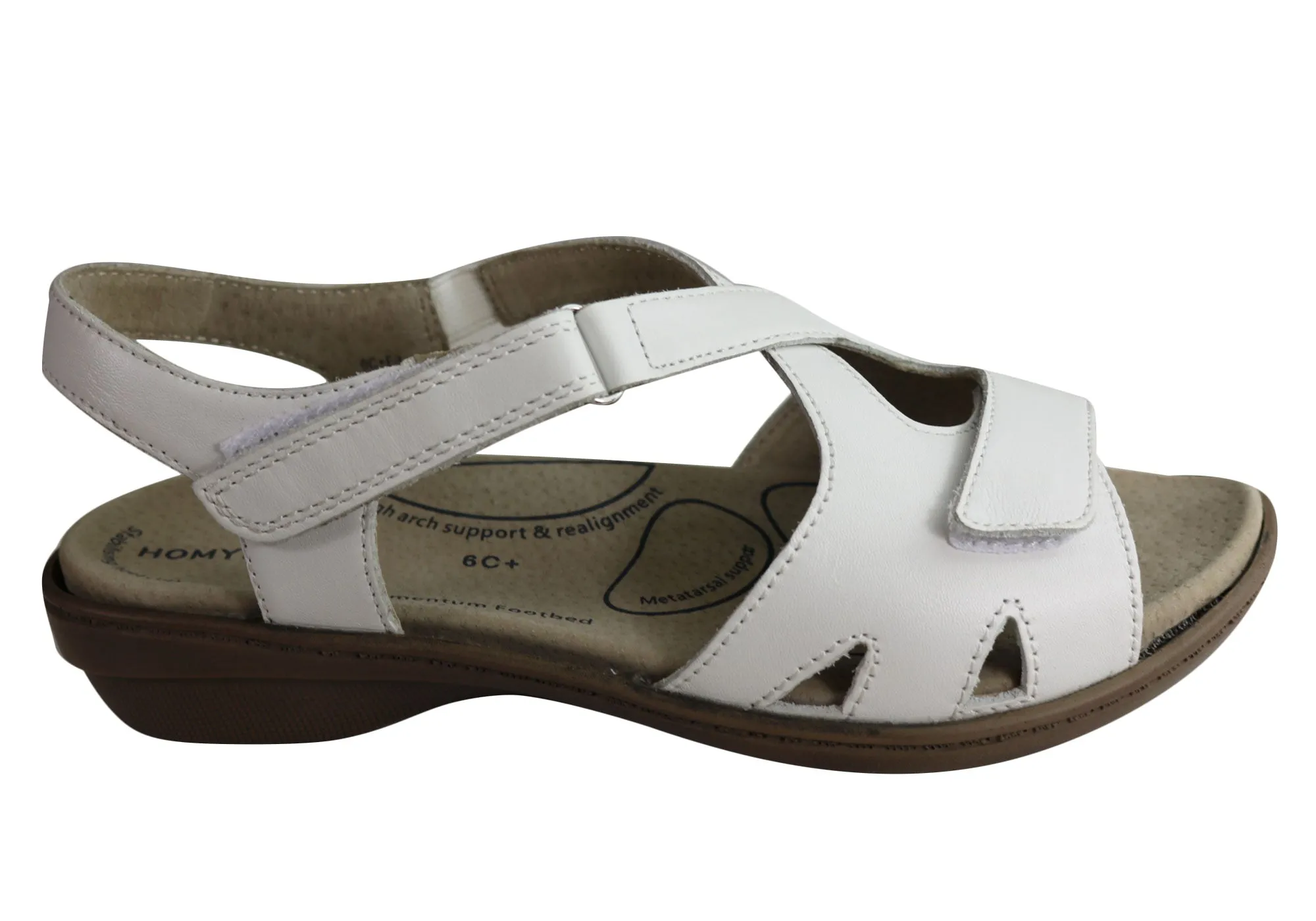 Homyped Analise Womens Supportive Comfort Orthotic Friendly Sandals Wraparound Strap Comfortable outdoor wear