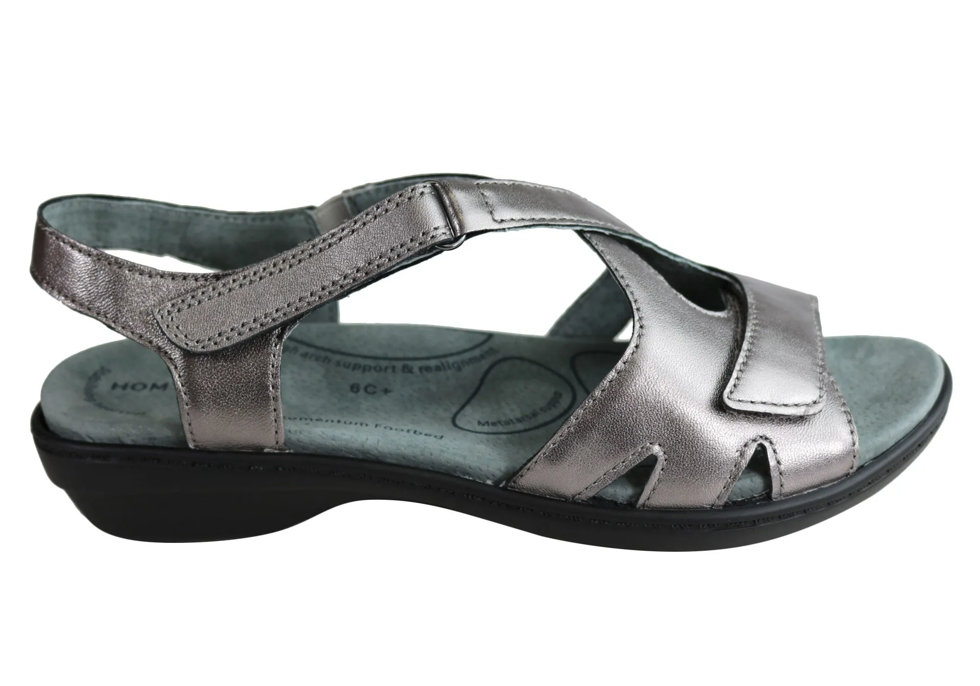 Homyped Analise Womens Supportive Comfort Orthotic Friendly Sandals Practical Outdoor Footwear