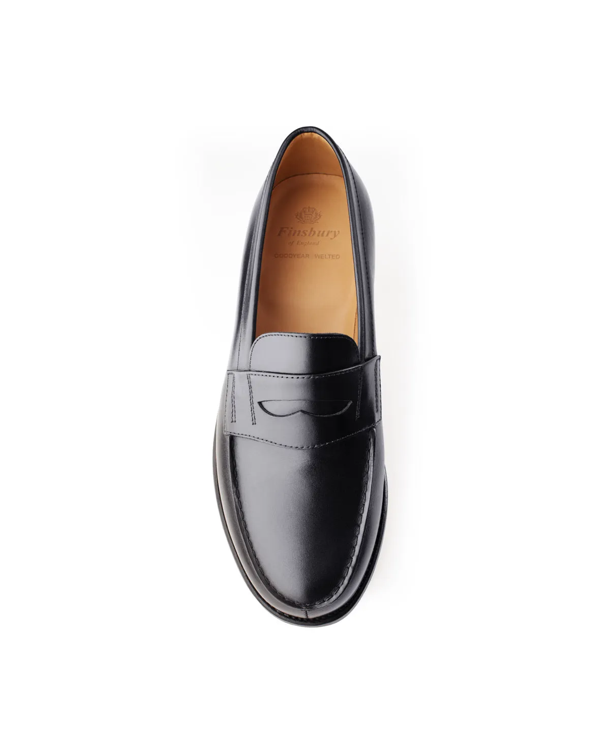 Mocassin COLLEGE 1986 Noir French Edge Mono Look