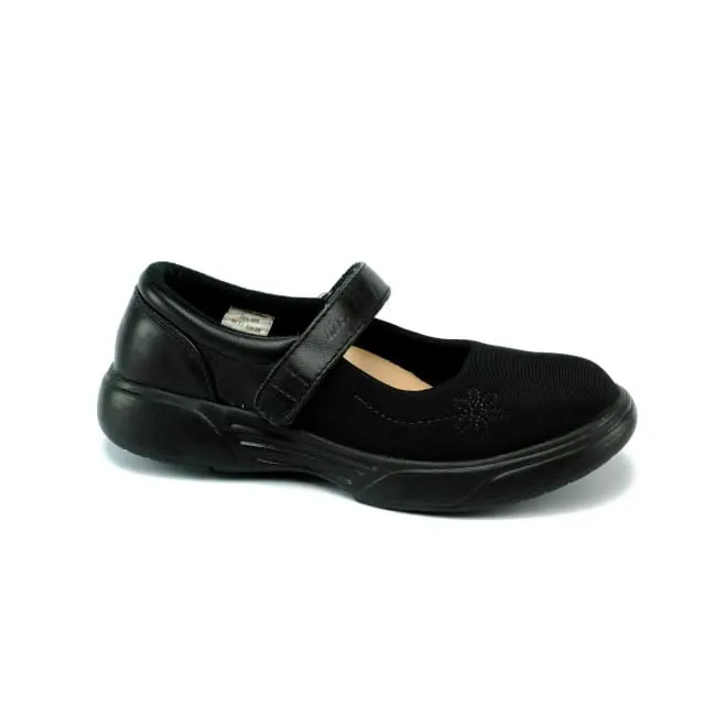 Top Fit Steady Step Mt. Emey 9205-L Black Lyrca - Women's Extreme-Light Mary Jane Strap