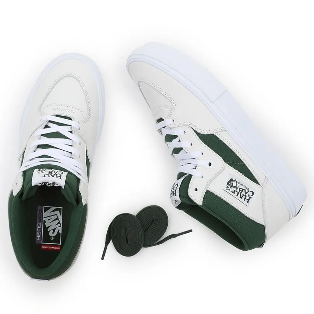 Vans Skate Half Cab - White/Green Sun Glow