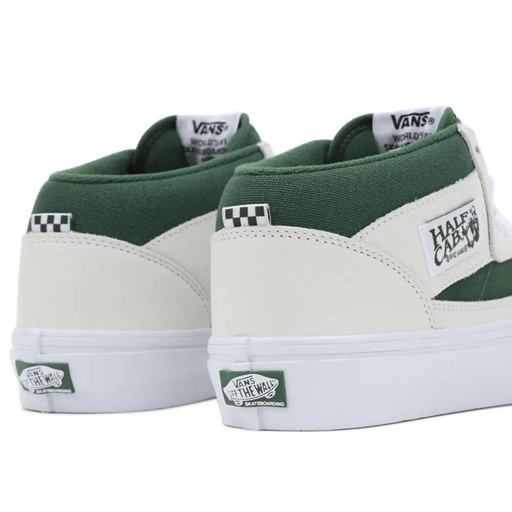 Quick Flex Lightweight Form Rainy Day Vans Skate Half Cab - White/Green