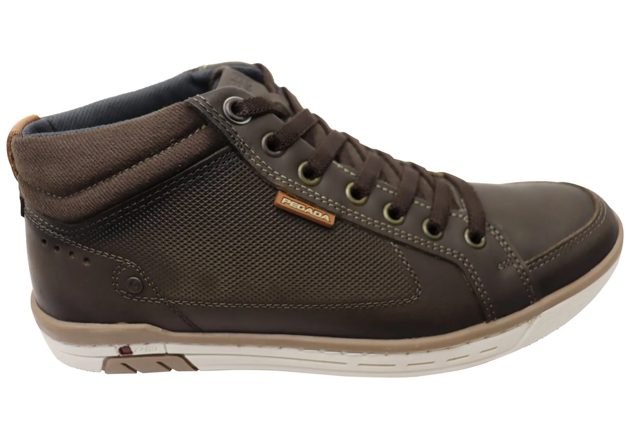 Pegada Mission Mens Comfortable Leather Boots Made In Brazil Insulated Snowy Path