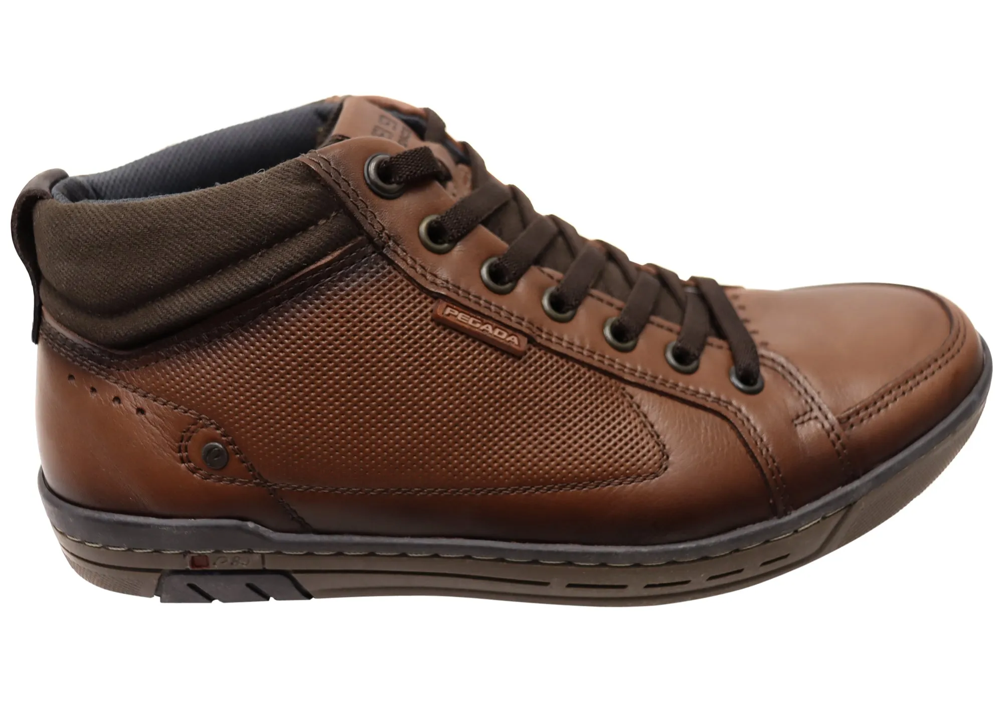 zipper Pegada Mission Mens Comfortable Leather Boots Made In Brazil