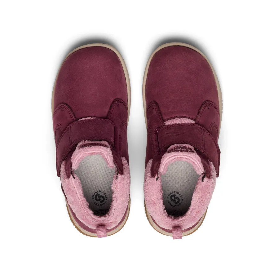 Slip Resistant Sole easy to remove Big Kids' KNX Middie   |  Fig/Lilas