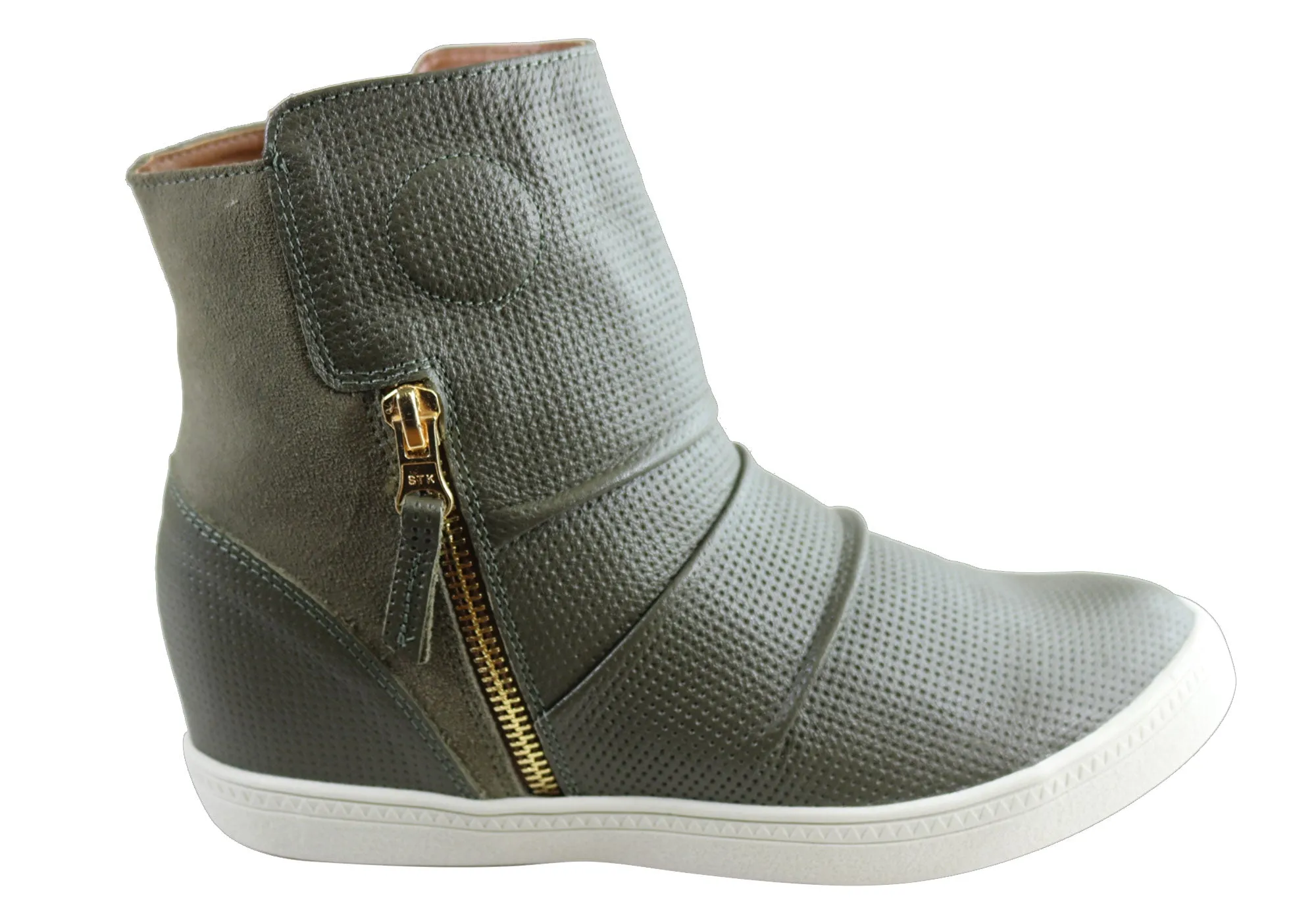 Orcade Siena Womens Comfortable Leather Ankle Boots Made In Brazil All Weather Mountain Climber