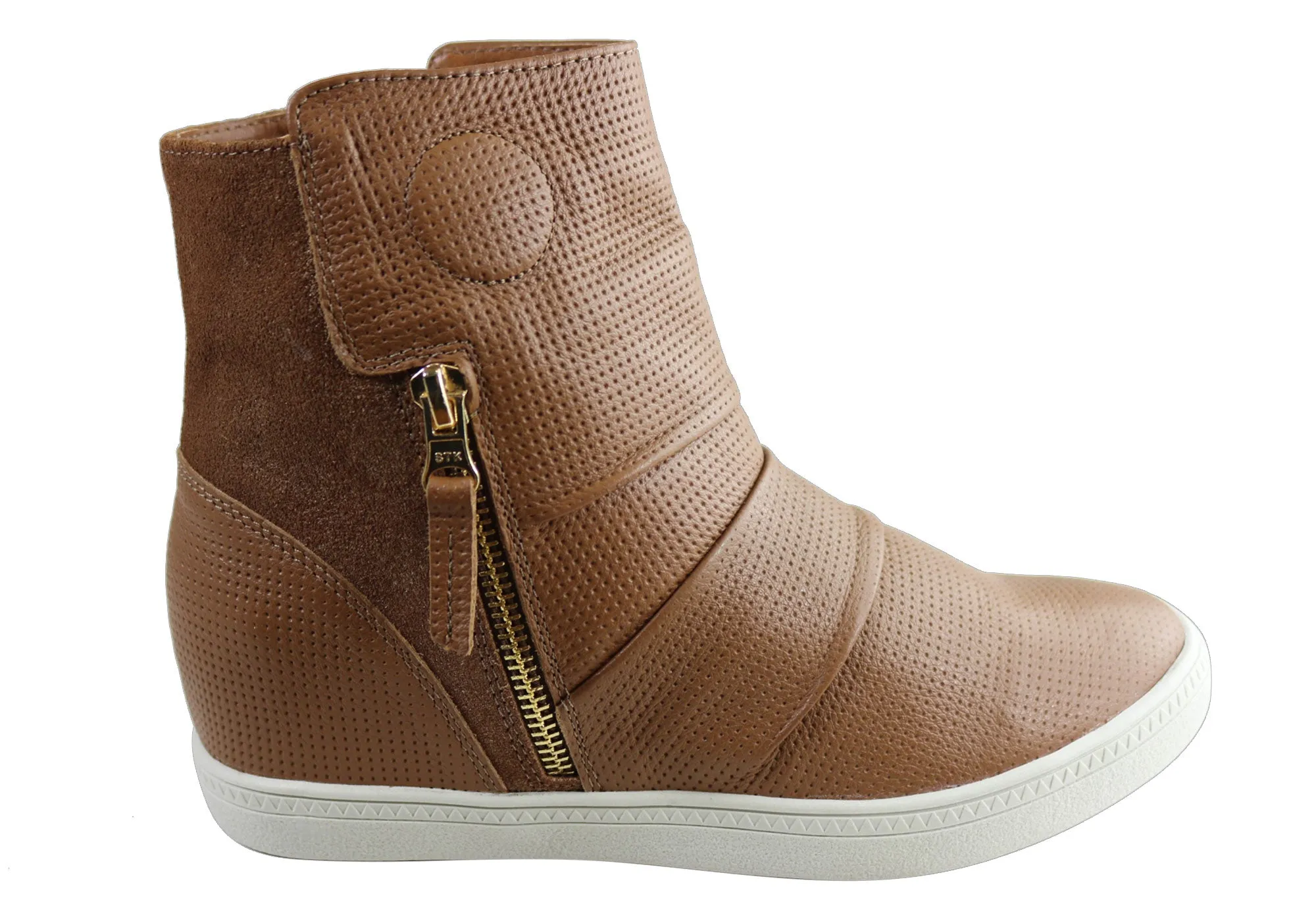 Orcade Siena Womens Comfortable Leather Ankle Boots Made In Brazil All-Season Wear Reinforced Form Weather Resistant User