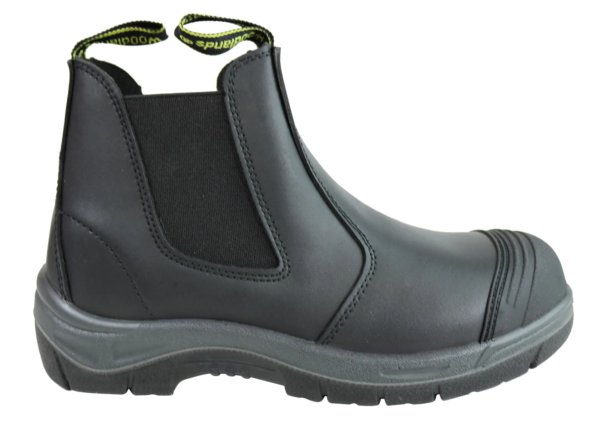 Woodlands New Foreman Mens Leather Steel Toe Cap Work Boots Cushioned Step Work Commute